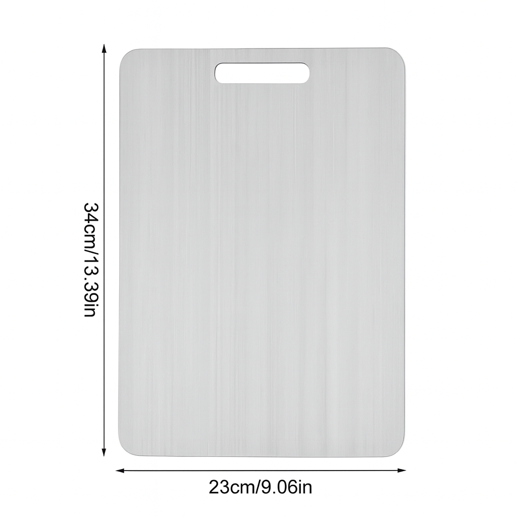 Titanium Steel Chopping Board – Hygienic, Durable & Scratch-Resistant
