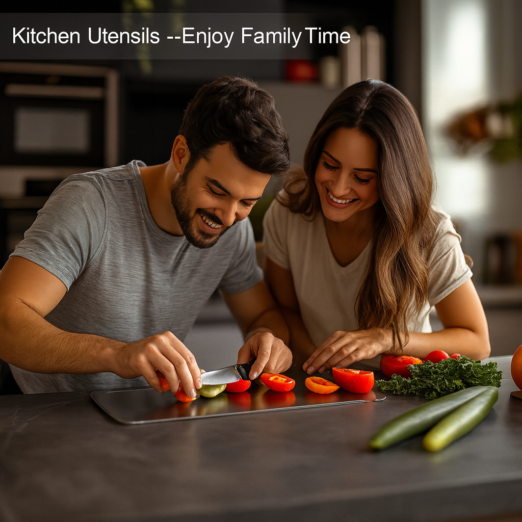 Titanium Steel Chopping Board – Hygienic, Durable & Scratch-Resistant