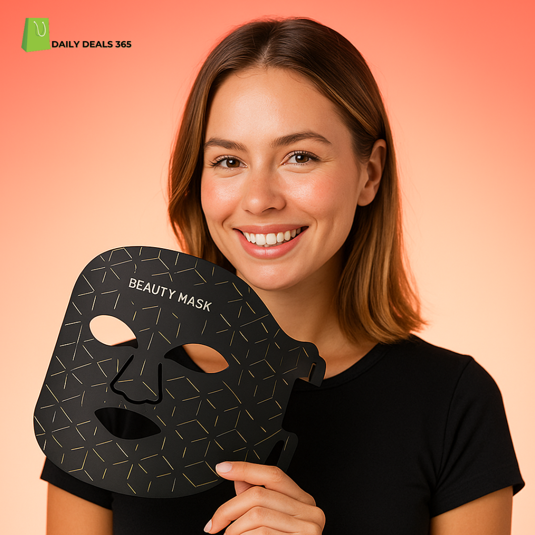 Red Light Therapy Mask For Wrinkles, Acne & Skin Rejuvenation