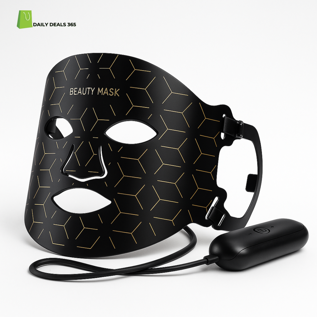 Red Light Therapy Mask For Wrinkles, Acne & Skin Rejuvenation
