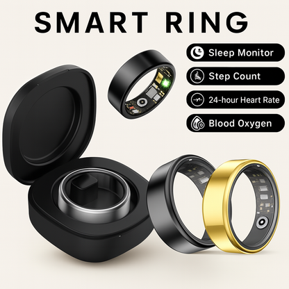 Smart Fitness Ring - 24/7 Health Activity Tracker