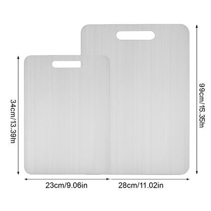 Titanium Steel Chopping Board – Hygienic, Durable & Scratch-Resistant