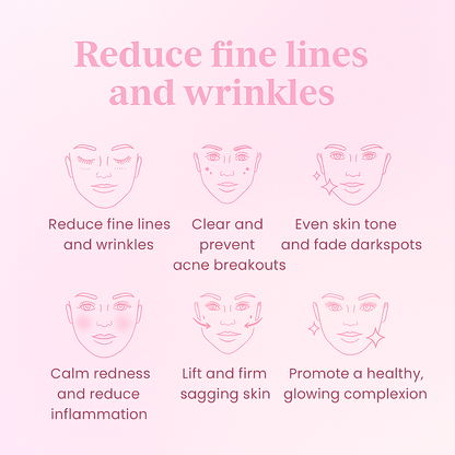 Red Light Therapy Mask For Wrinkles, Acne & Skin Rejuvenation
