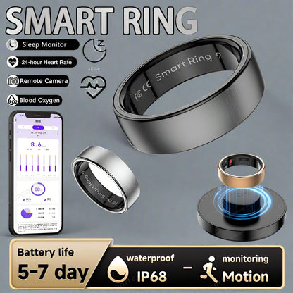 Smart Fitness Ring - 24/7 Health Activity Tracker